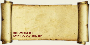 Isidora Rajković vizit kartica